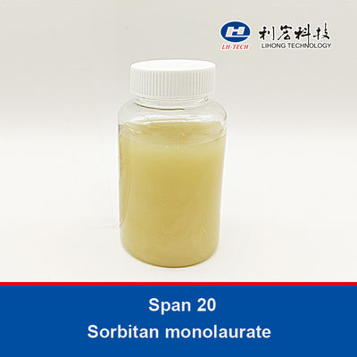Span 20 Sorbitan Monolaurate Surfactant Cosmetic Food Grade Cas 1338-39-2