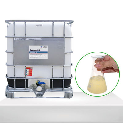 Cas 9005-71-4 Tween Polysorbate 65 Polyoxyethylene 20 Sorbitan Tristearate Surfactant In Bulk