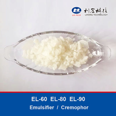 Emulgator EL-60 Cremophor EL-80 Tensid Rohstoffe Polyoxyl hydriertes Rizinusöl