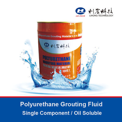 Oil Soluble Polyurethane Pu Grouting Chemical Material Fluid Barrel 10L
