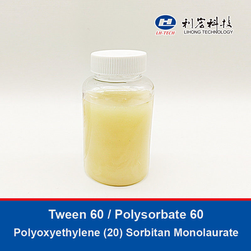 OEM Tween 60 Polysorbat 60 Polyoxyethylen 20 Sorbitanmonolaurat Flüssigkeit Cas 9005-67-8