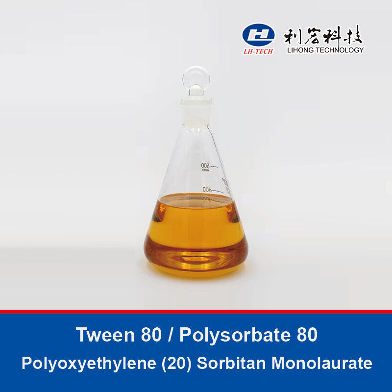 Tween 80 Polysorbate 80 Polissorbato 80 Polyoxyethylene (20) Sorbitan Monolaurate  Industrial and Food Grade